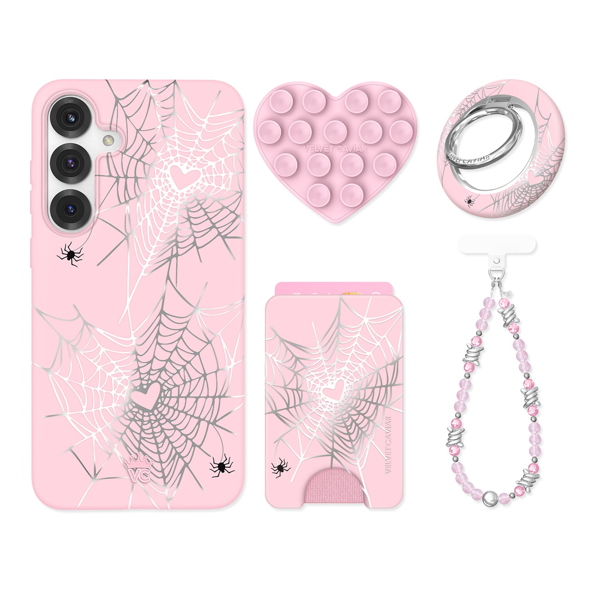 Widow's Web Chrome Samsung Bundle Set