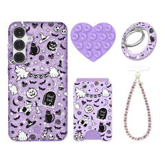 Witchy Lilac Glitter Samsung Bundle Set