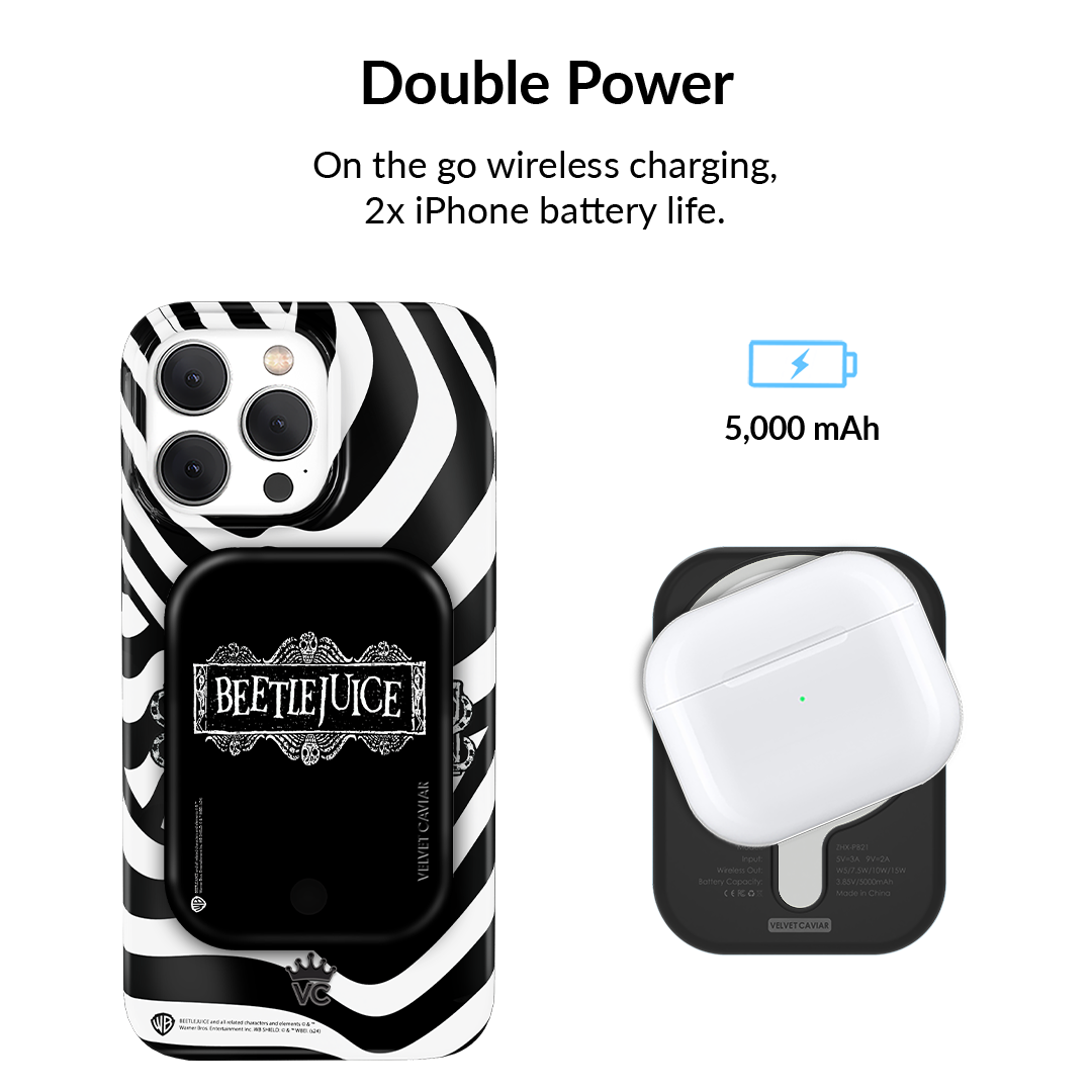 Beetlejuice Portable MagSafe Charger Power Pack