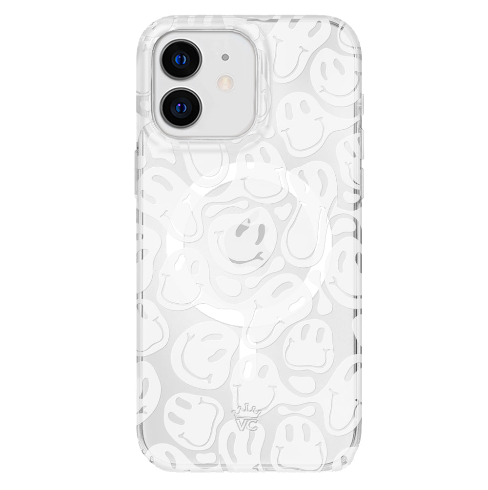Clear Frosted Smiley iPhone Case