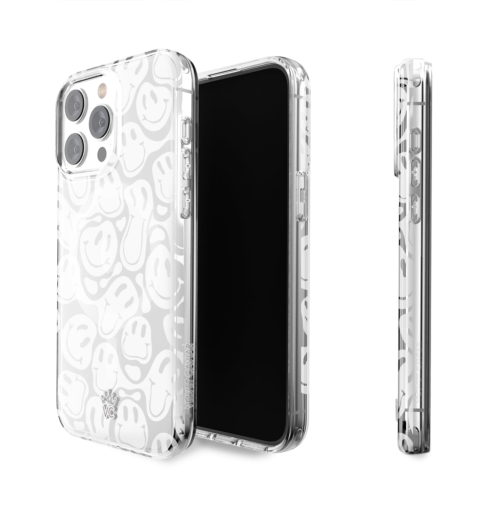 Clear Frosted Smiley iPhone Case