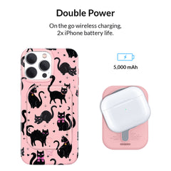 Lucky Kittens Portable MagSafe Charger Power Pack