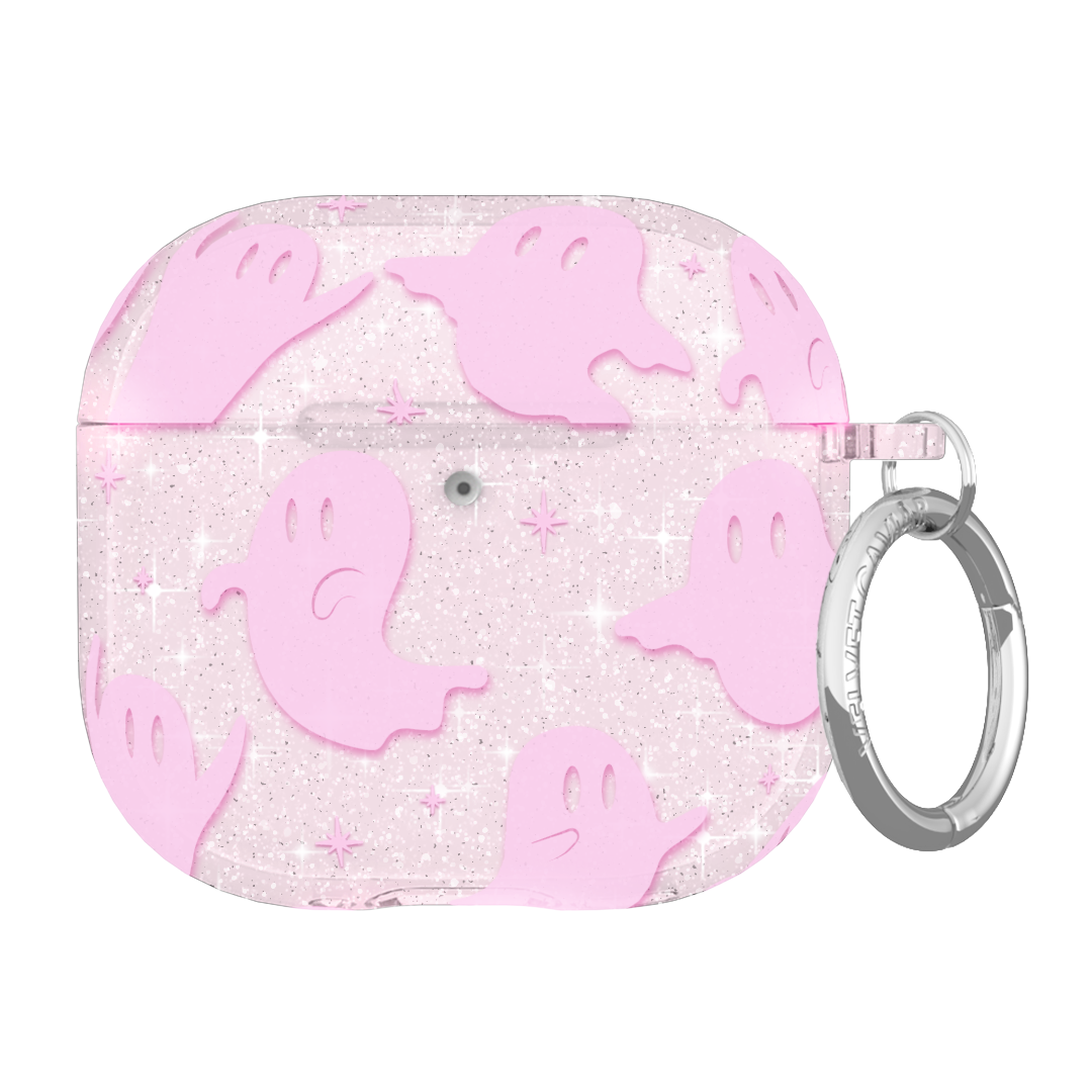 Ghosted Pink Glitter AirPod Case