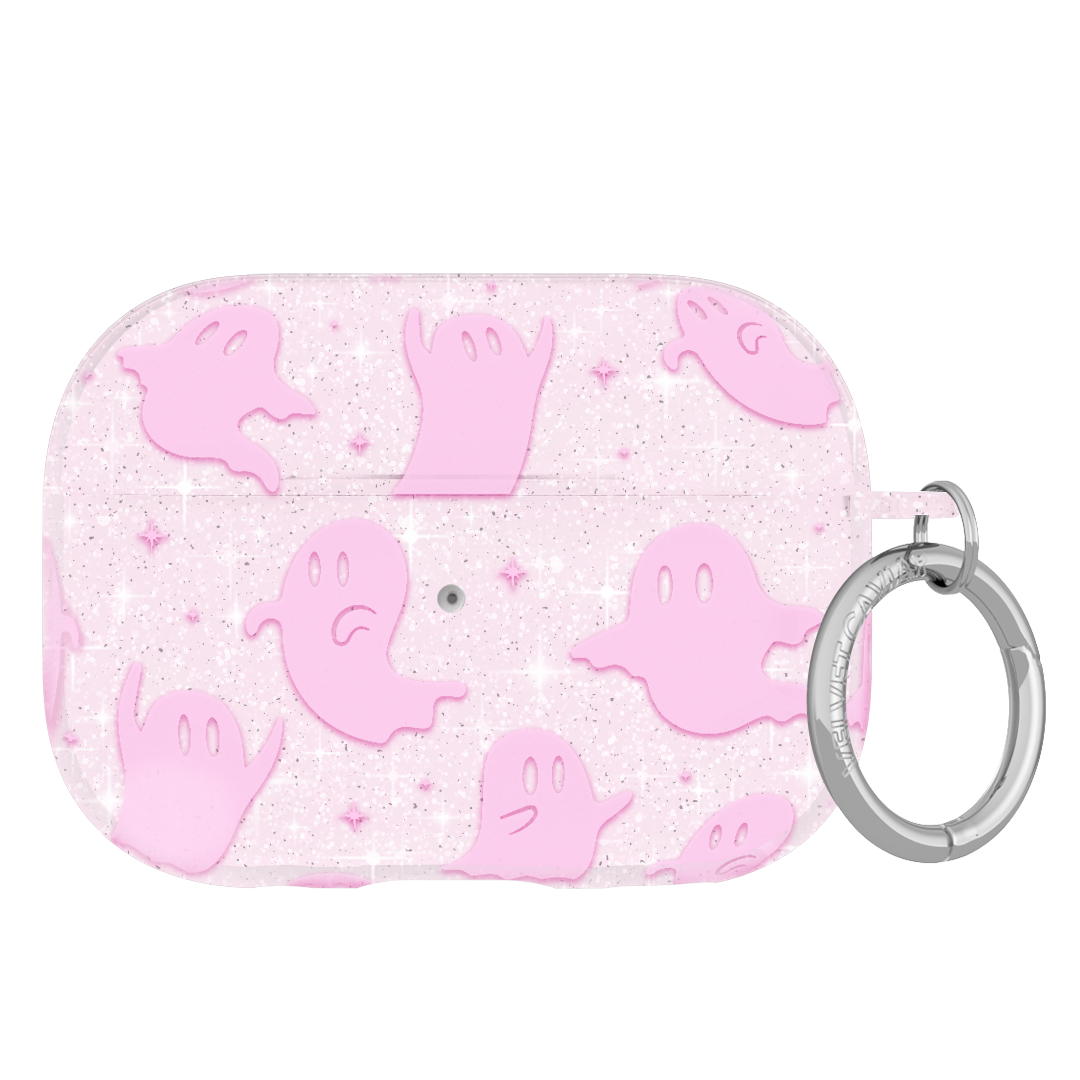 Ghosted Pink Glitter AirPod Case