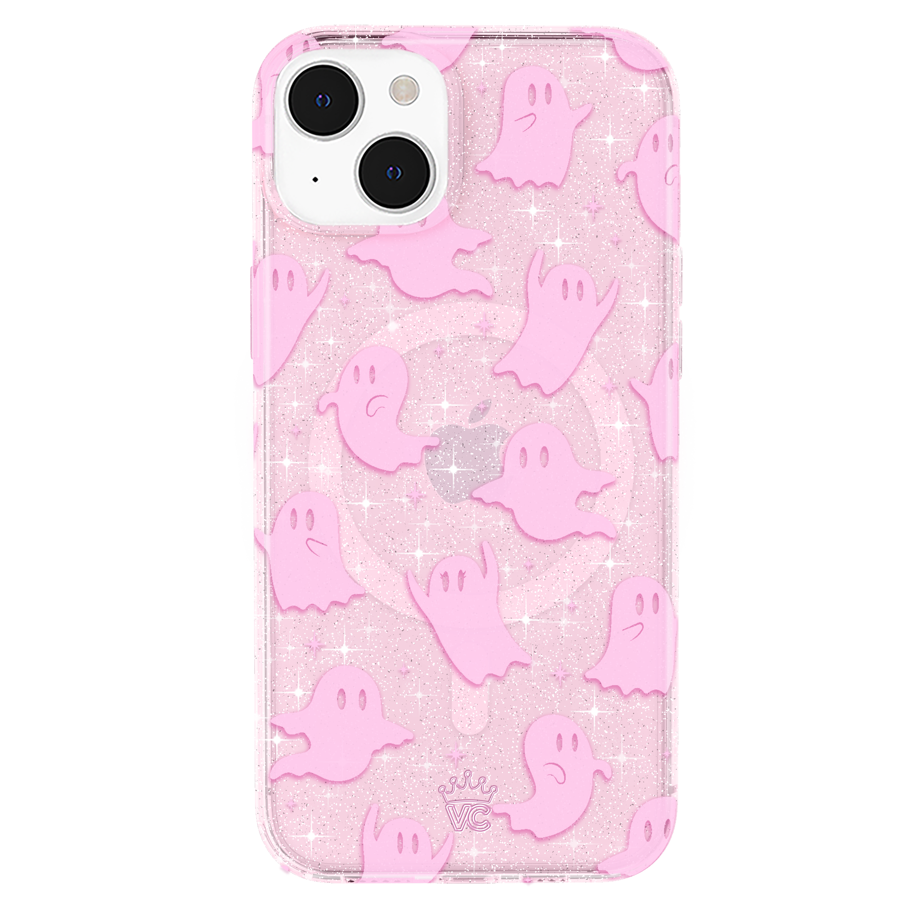 Ghosted Pink Glitter iPhone Case