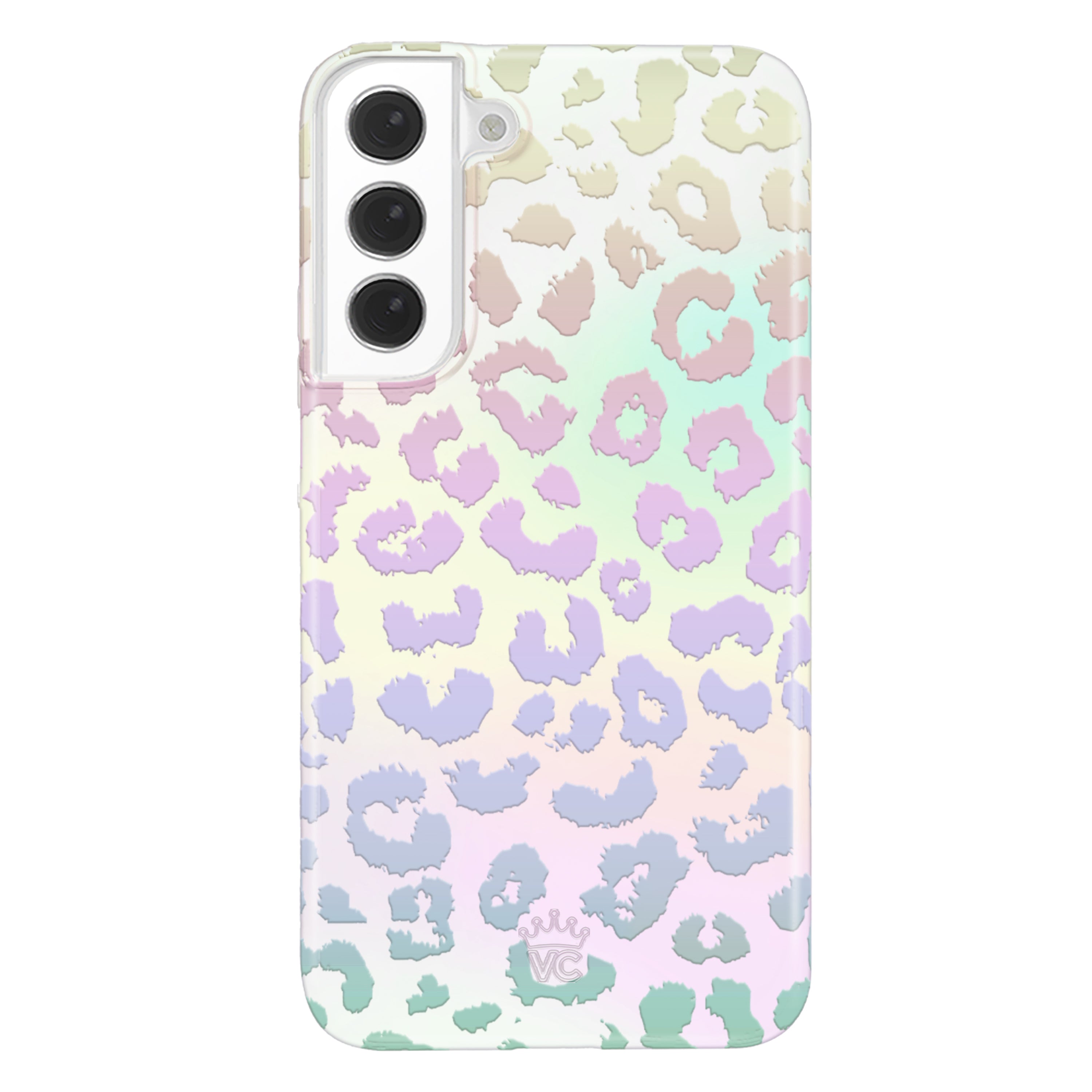 White Opal Leopard Samsung Case