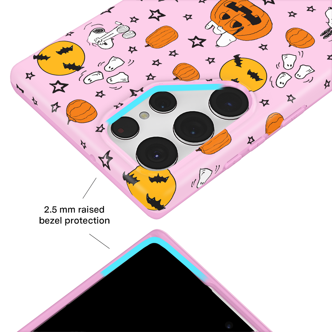 Snoopy Pink Pumpkins Samsung Case