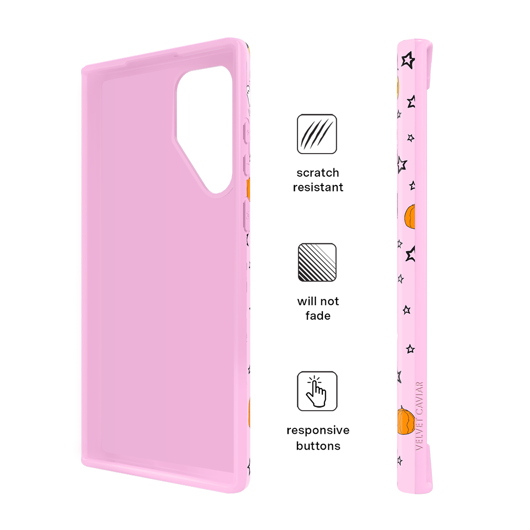 Snoopy Pink Pumpkins Samsung Case