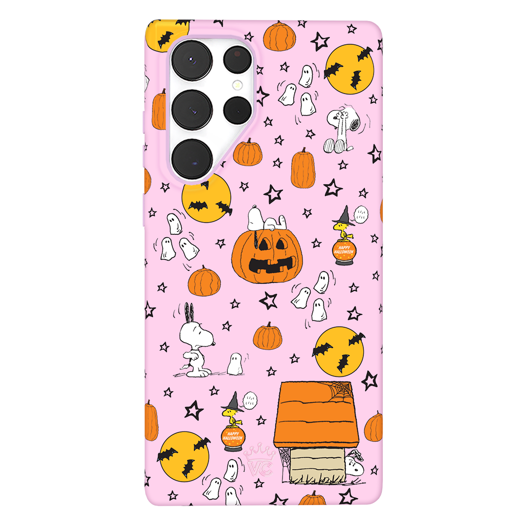 Snoopy Pink Pumpkins Samsung Case