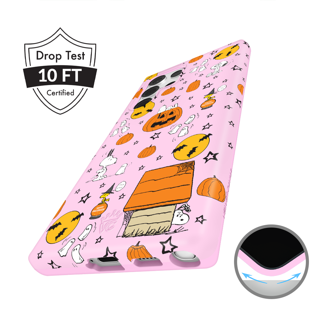 Snoopy Pink Pumpkins Samsung Case