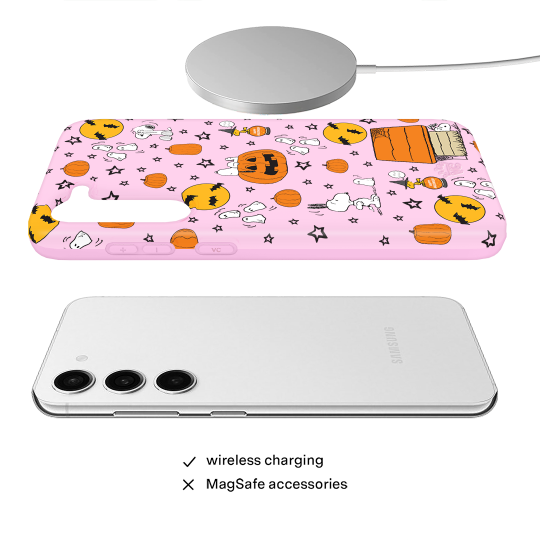 Snoopy Pink Pumpkins Samsung Case