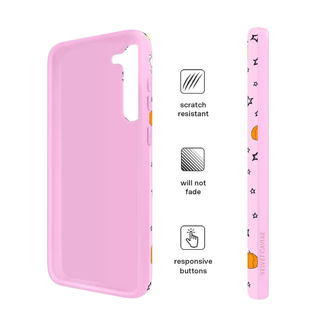 Snoopy Pink Pumpkins Samsung Case