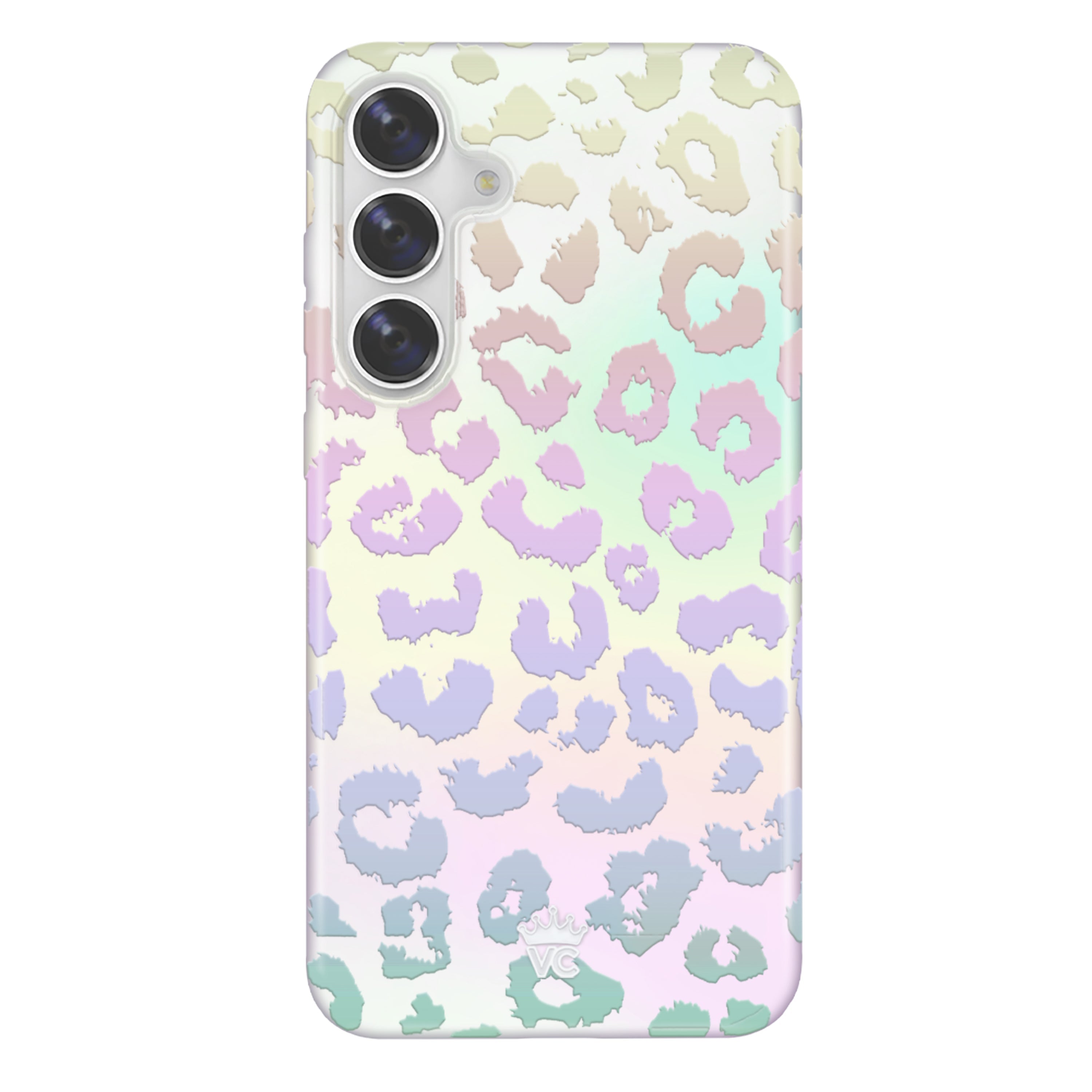 White Opal Leopard Samsung Case