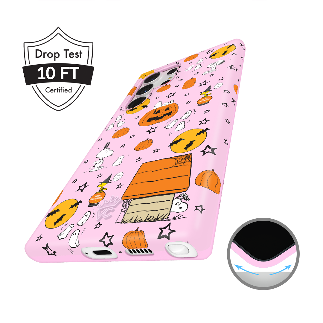 Snoopy Pink Pumpkins Samsung Case