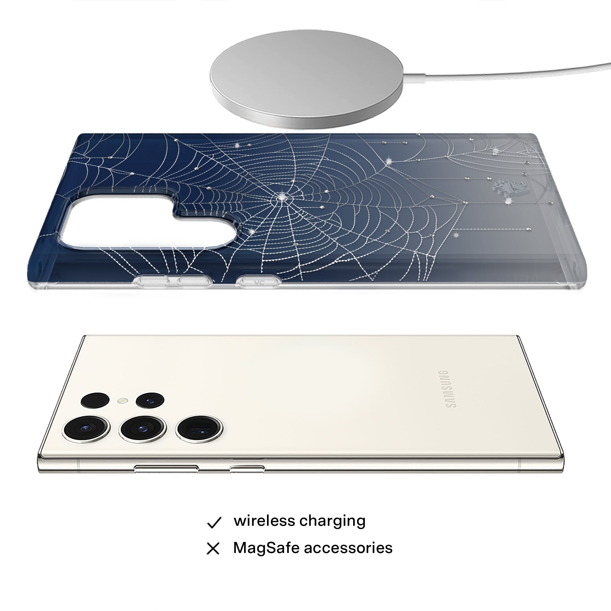 Widow's Web Crystal Samsung Case