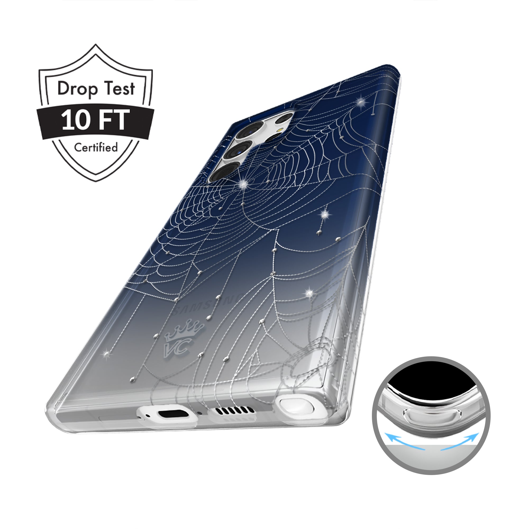 Widow's Web Crystal Samsung Case