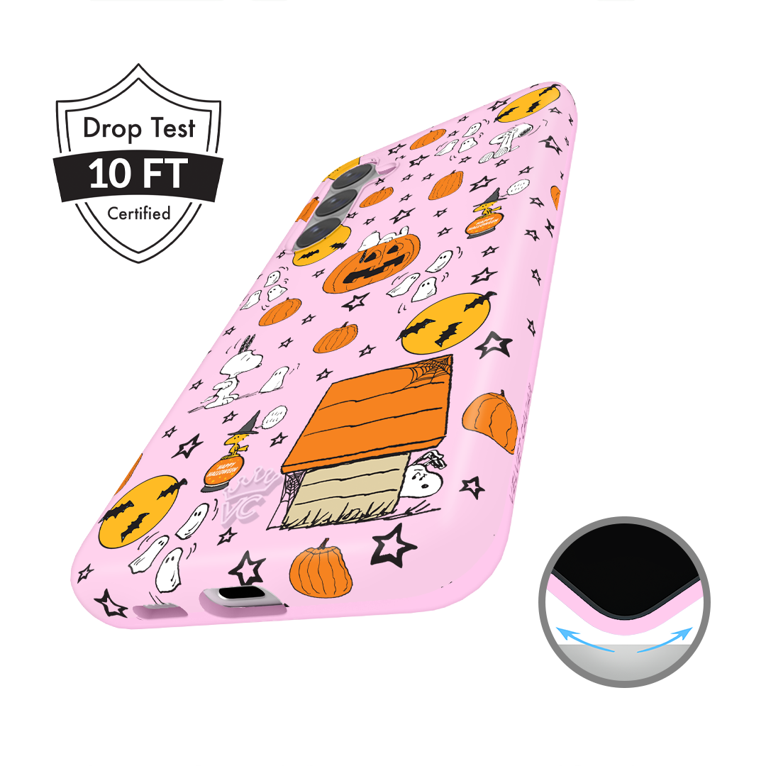 Snoopy Pink Pumpkins Samsung Case