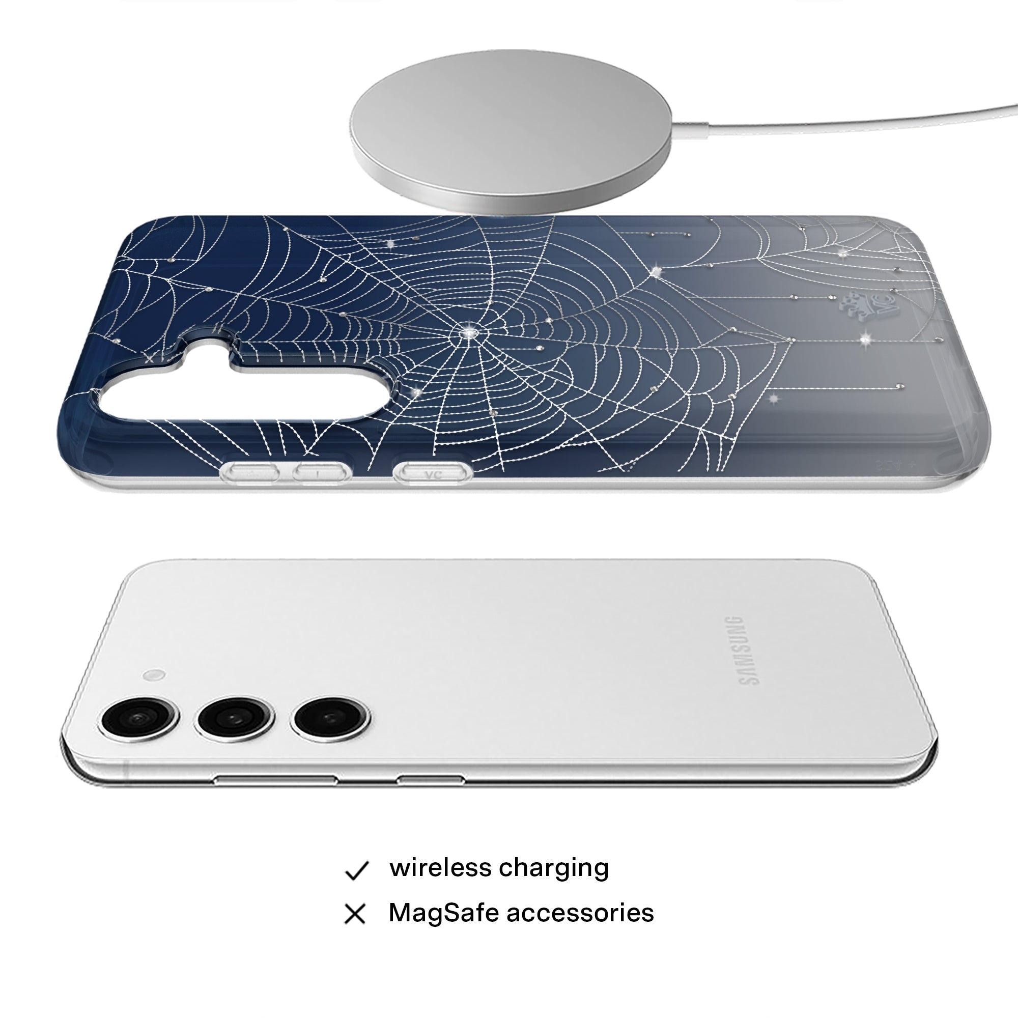 Widow's Web Crystal Samsung Case