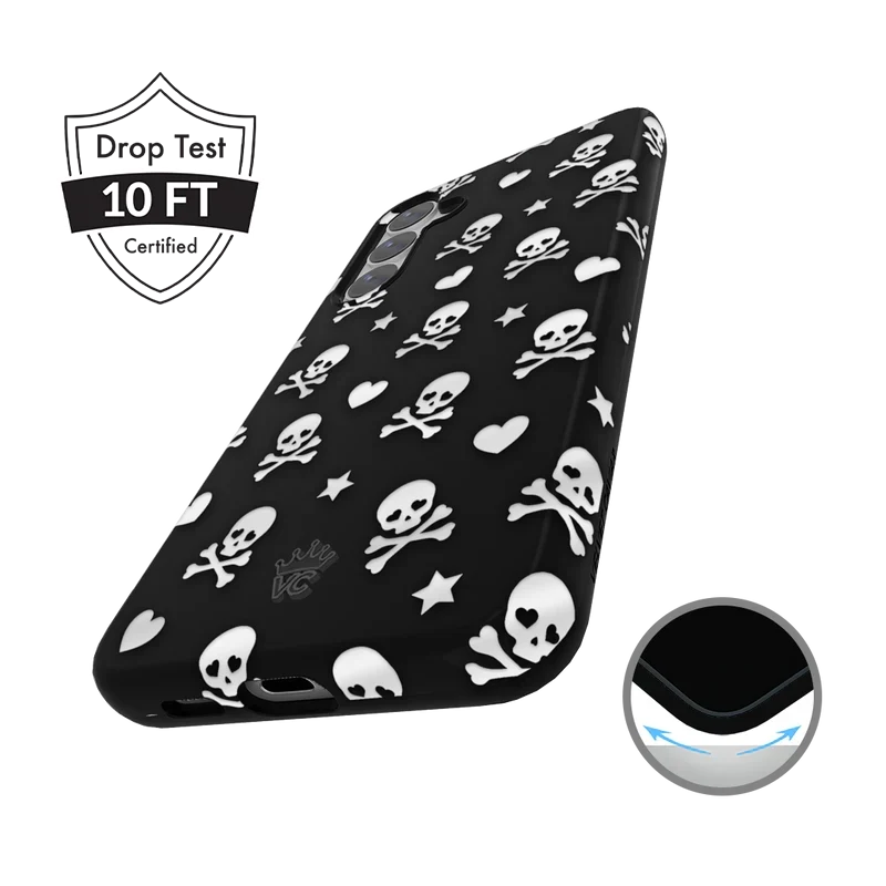 Chrome Skulls Samsung Case