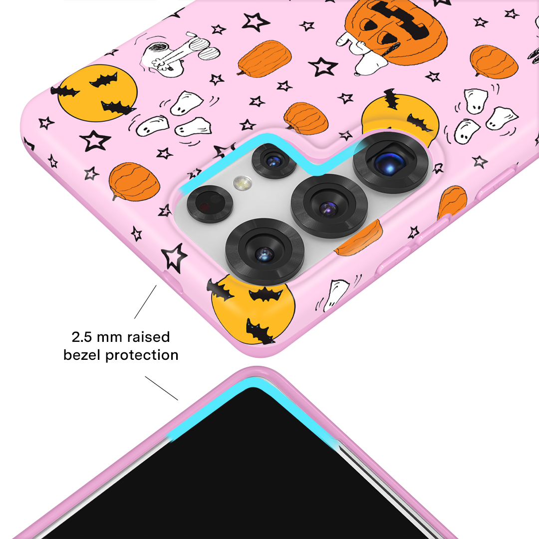 Snoopy Pink Pumpkins Samsung Case