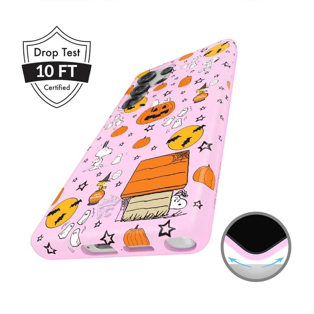 Snoopy Pink Pumpkins Samsung Case