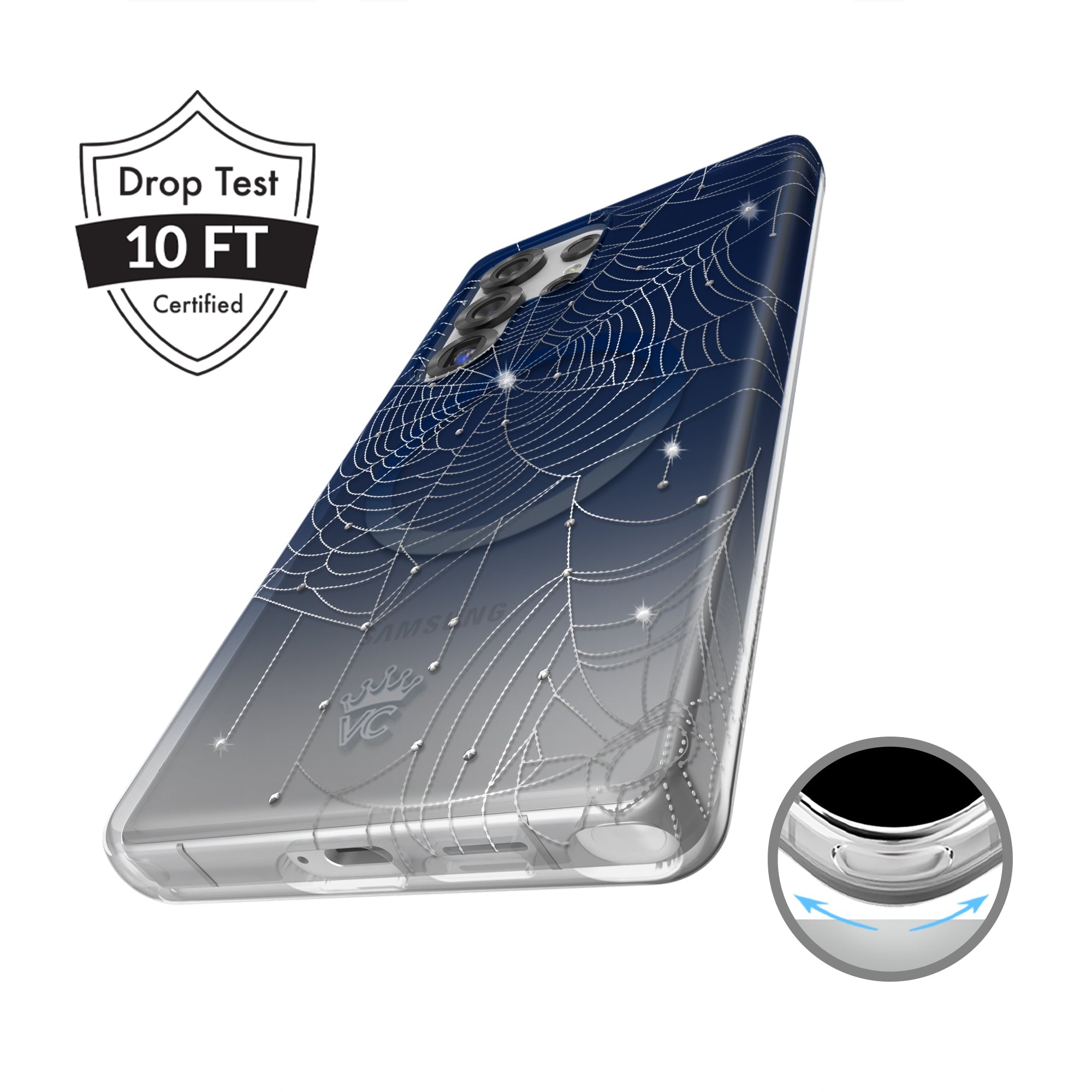 Widow's Web Crystal Samsung Case