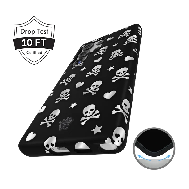 Chrome Skulls Samsung Case