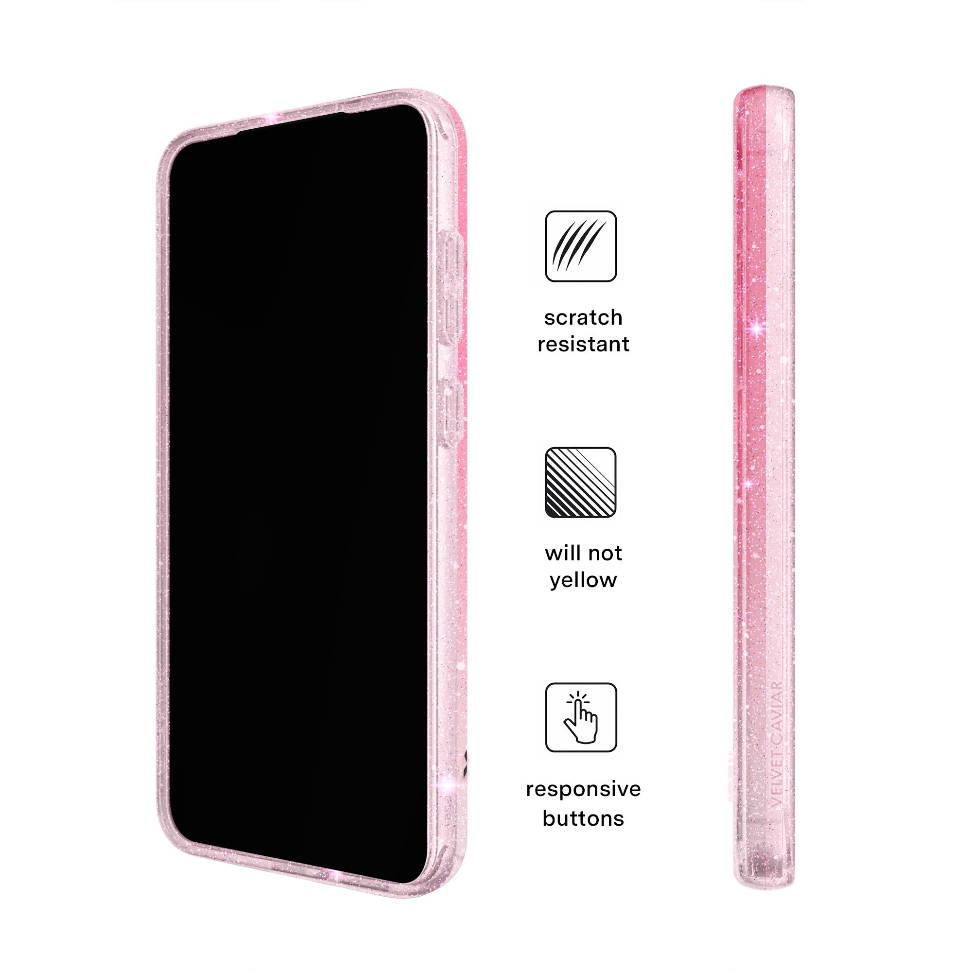 Lucky Kittens Glitter Samsung Case