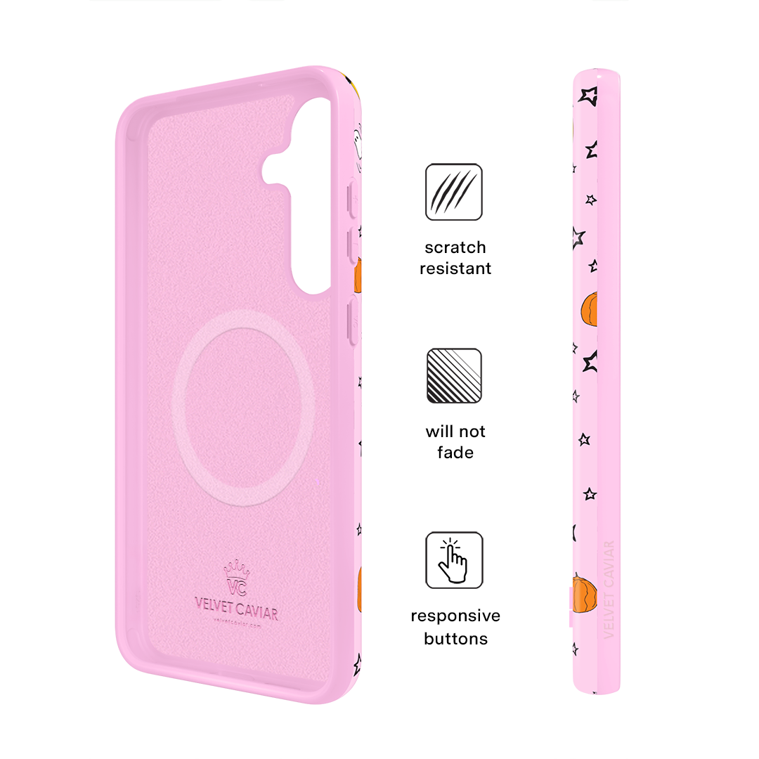 Snoopy Pink Pumpkins Samsung Case