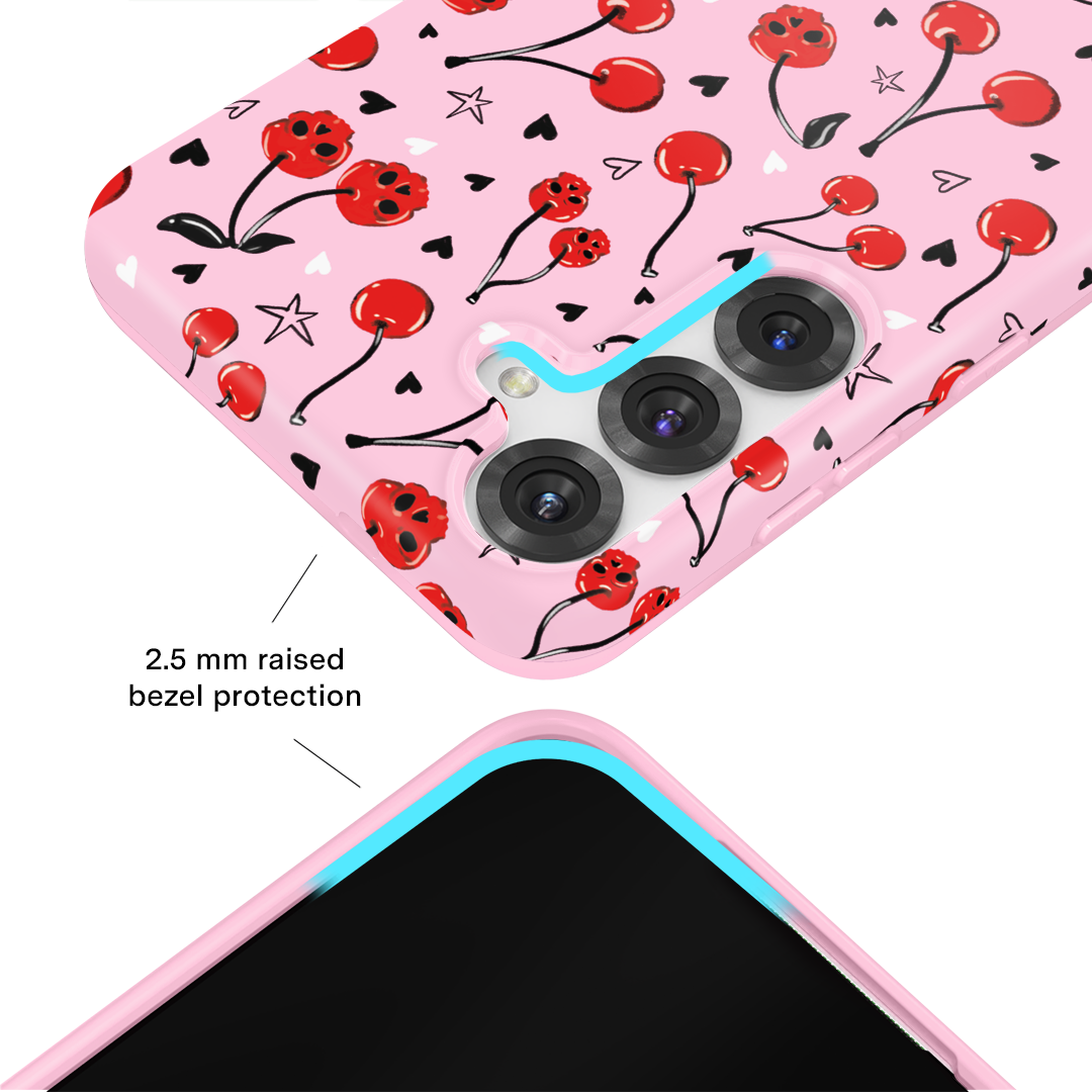 Sour Cherry Skulls Samsung Case
