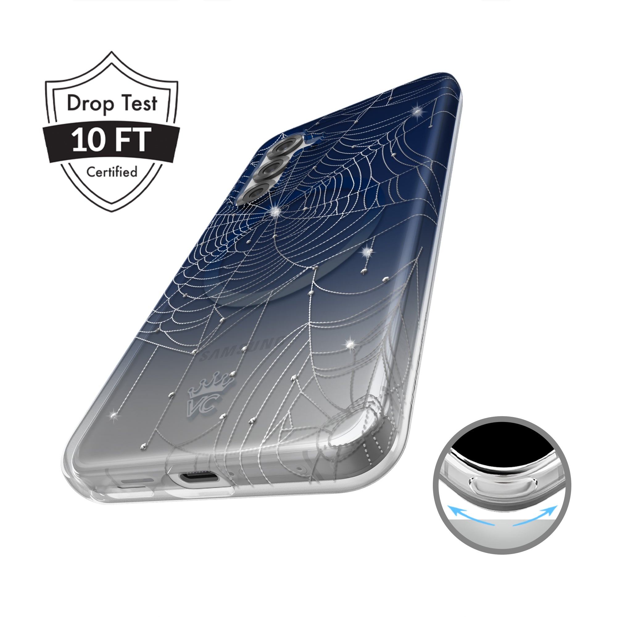 Widow's Web Crystal Samsung Case