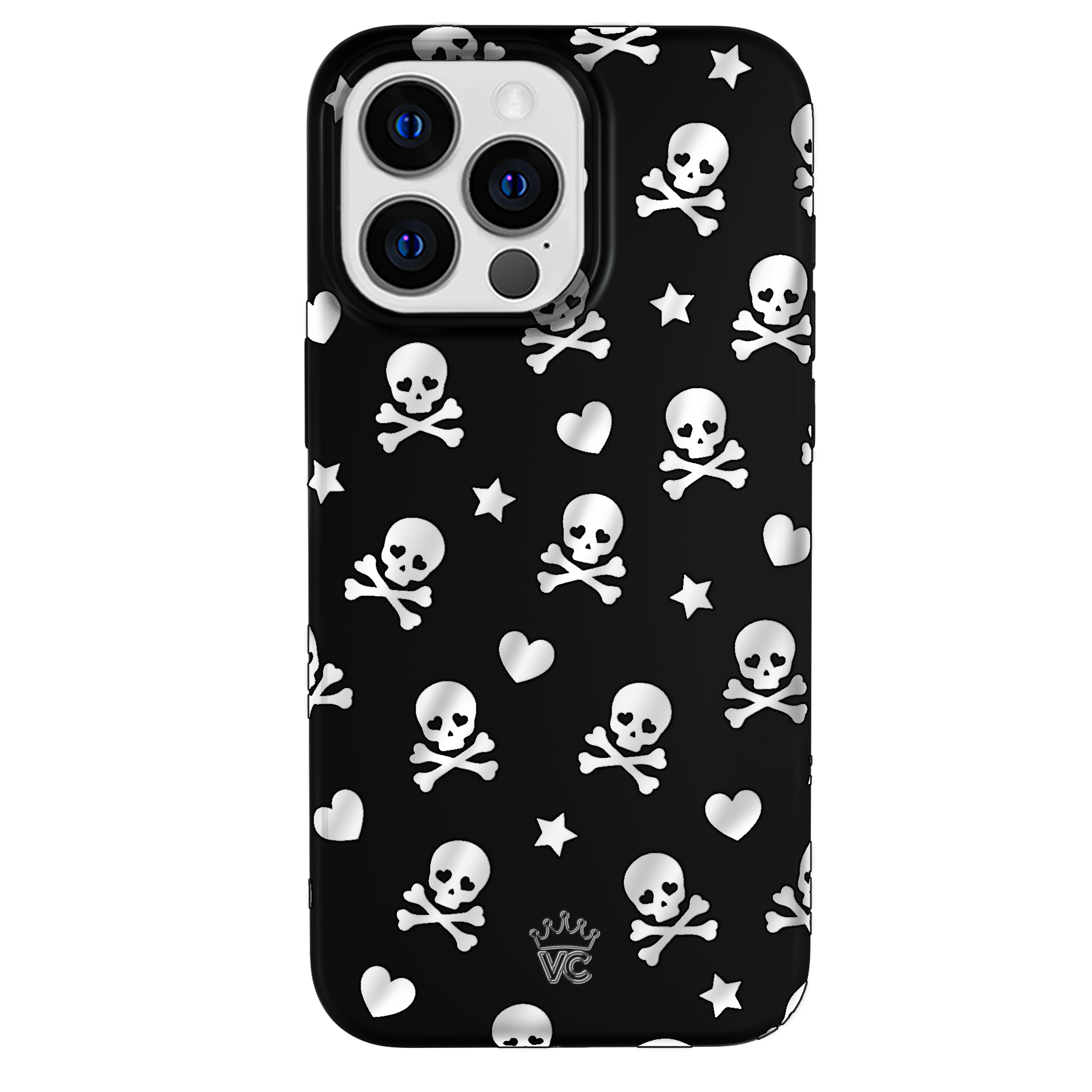Chrome Skulls iPhone Case