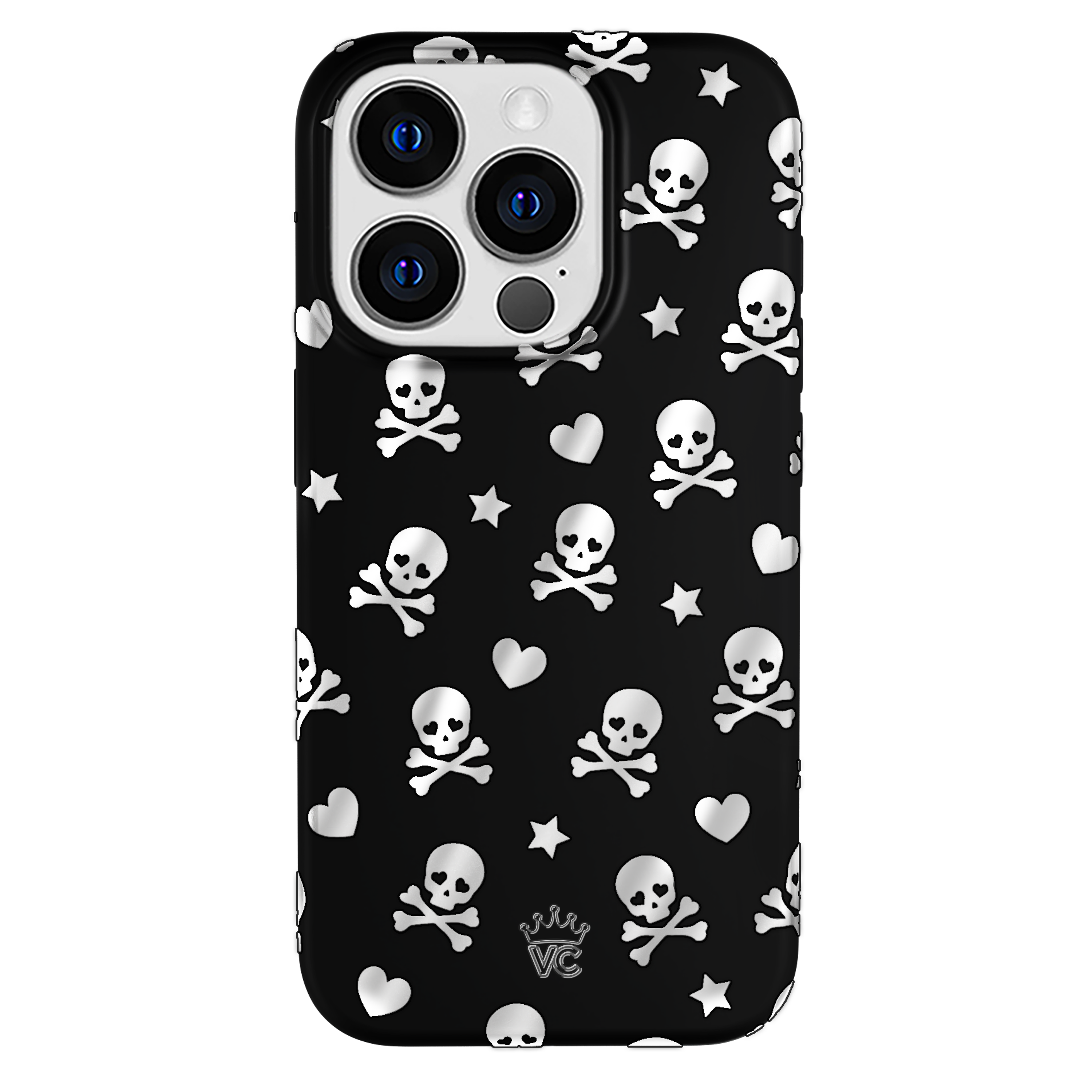 Chrome Skulls iPhone Case