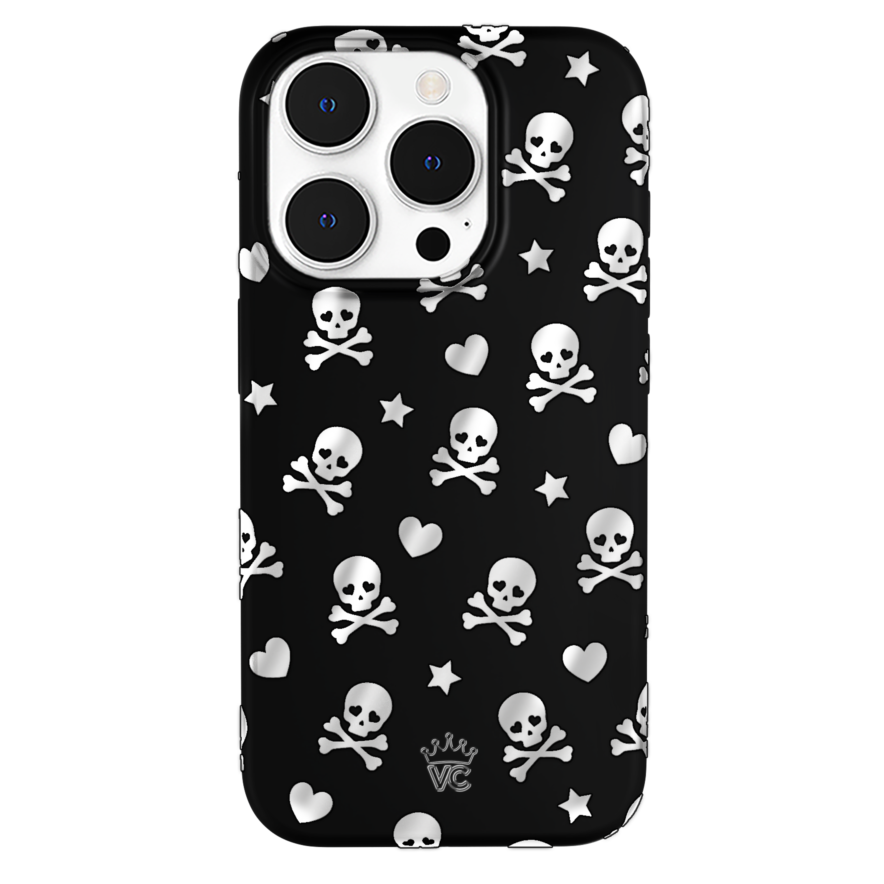 Chrome Skulls iPhone Case