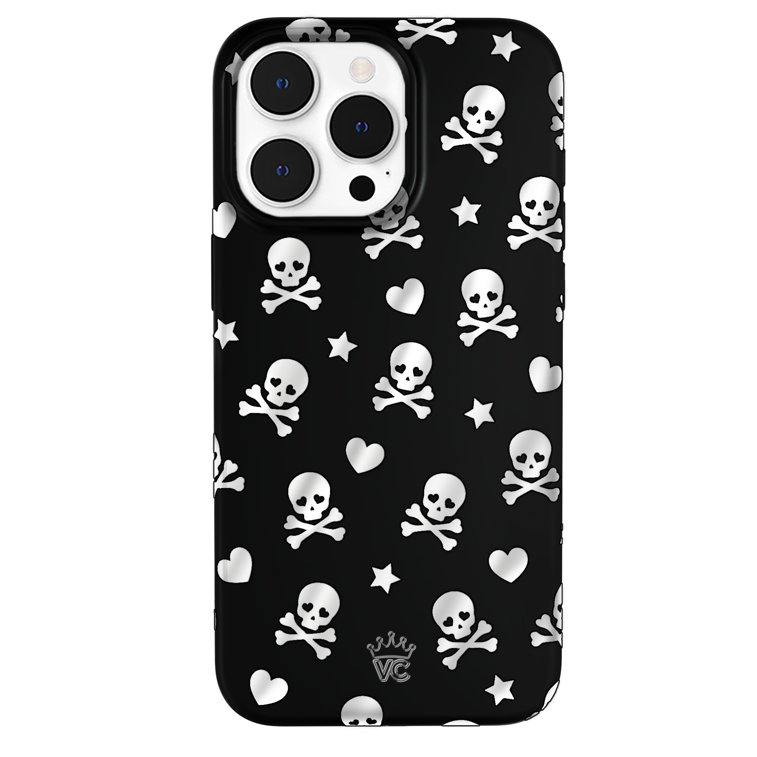 Chrome Skulls iPhone Case