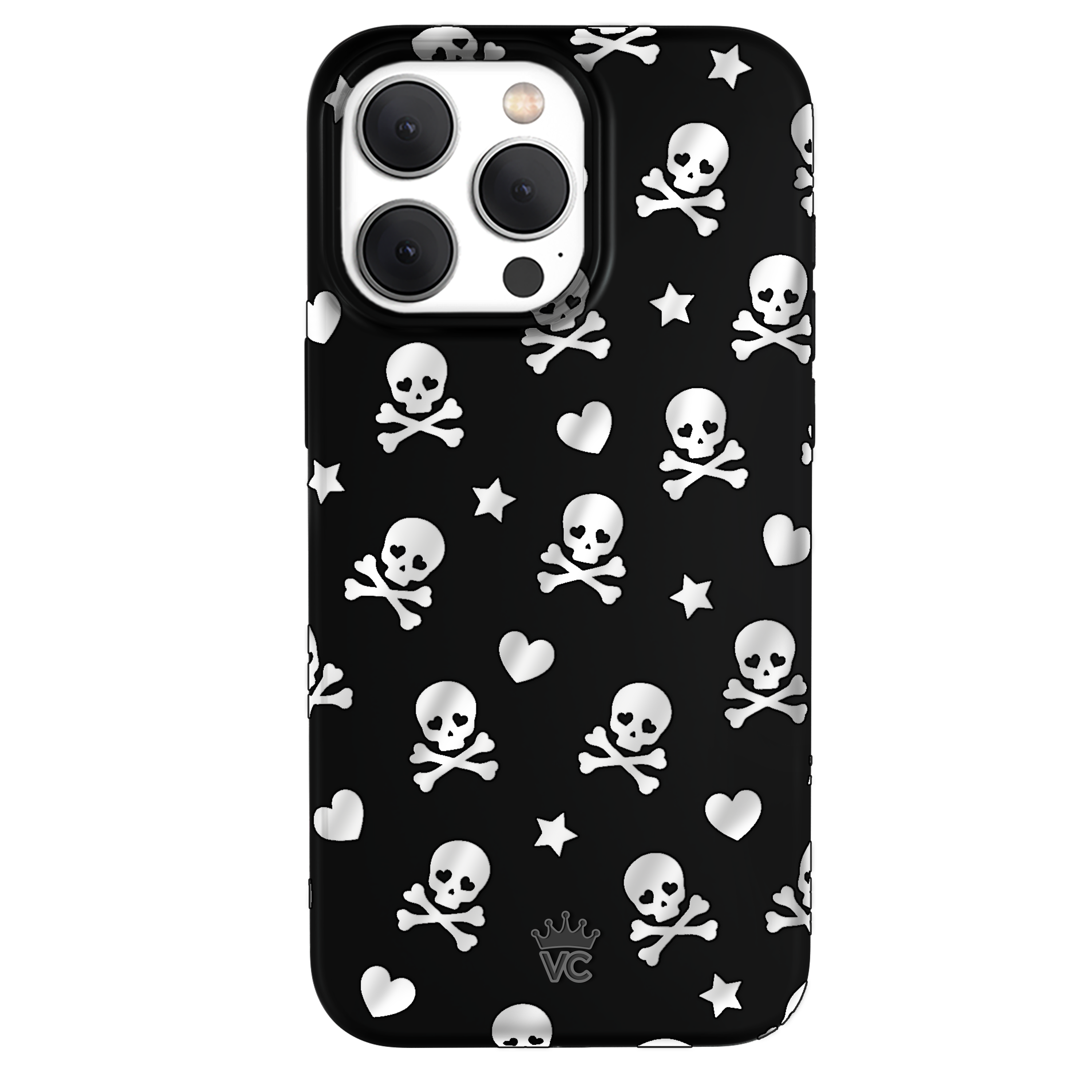 Chrome Skulls iPhone Case