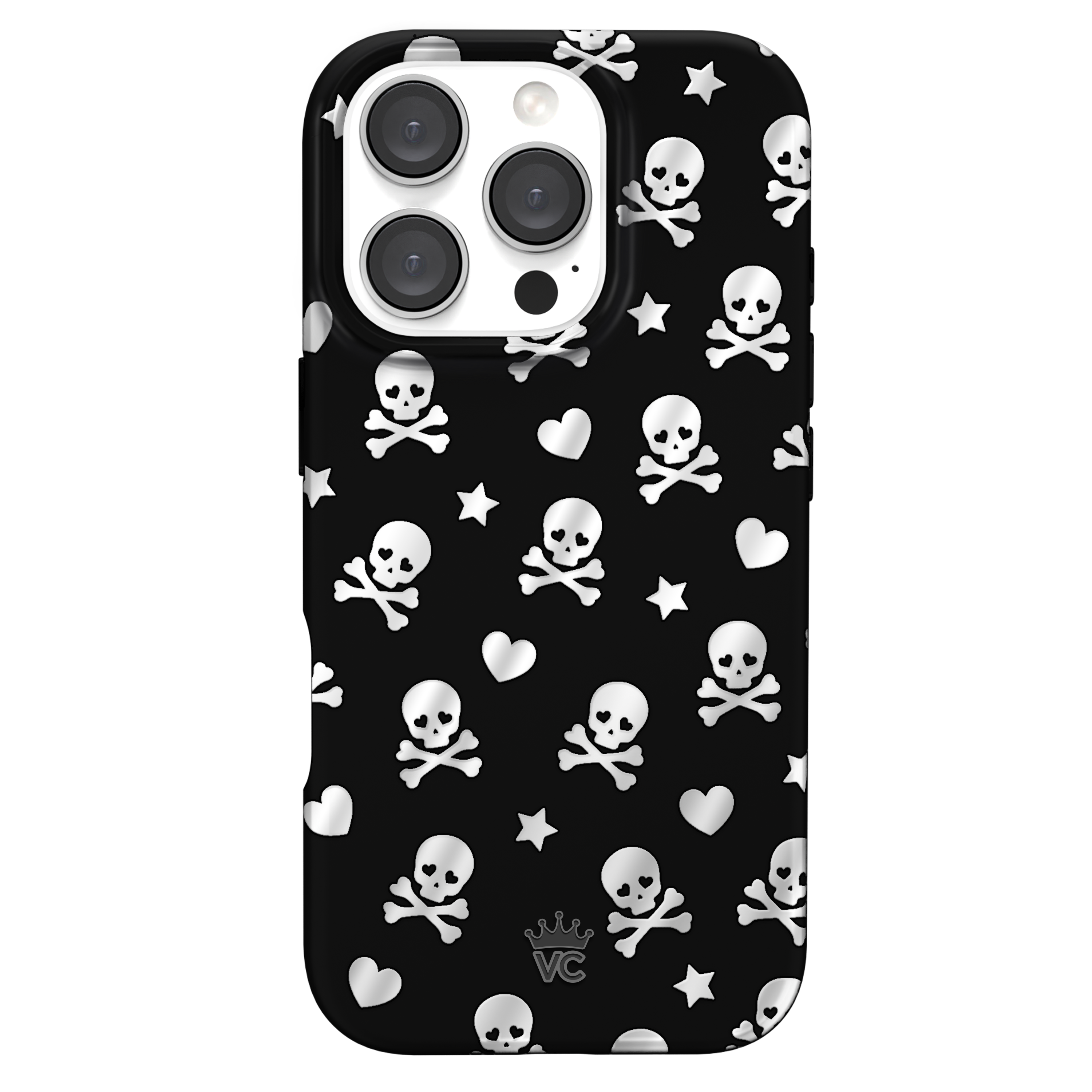 Chrome Skulls iPhone Case