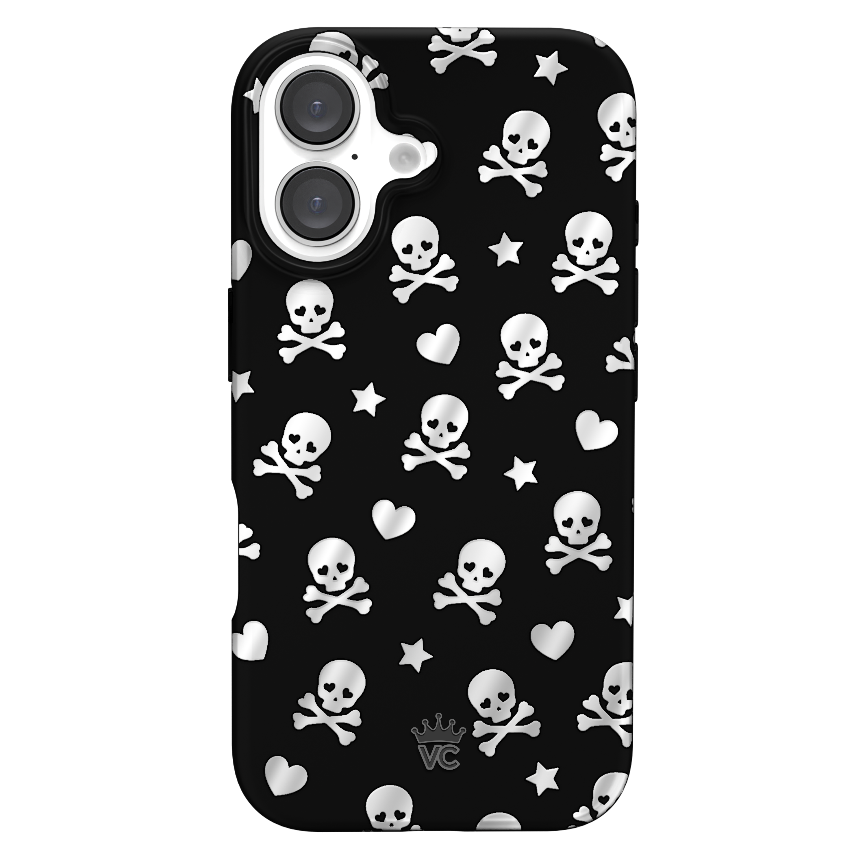 Chrome Skulls iPhone Case