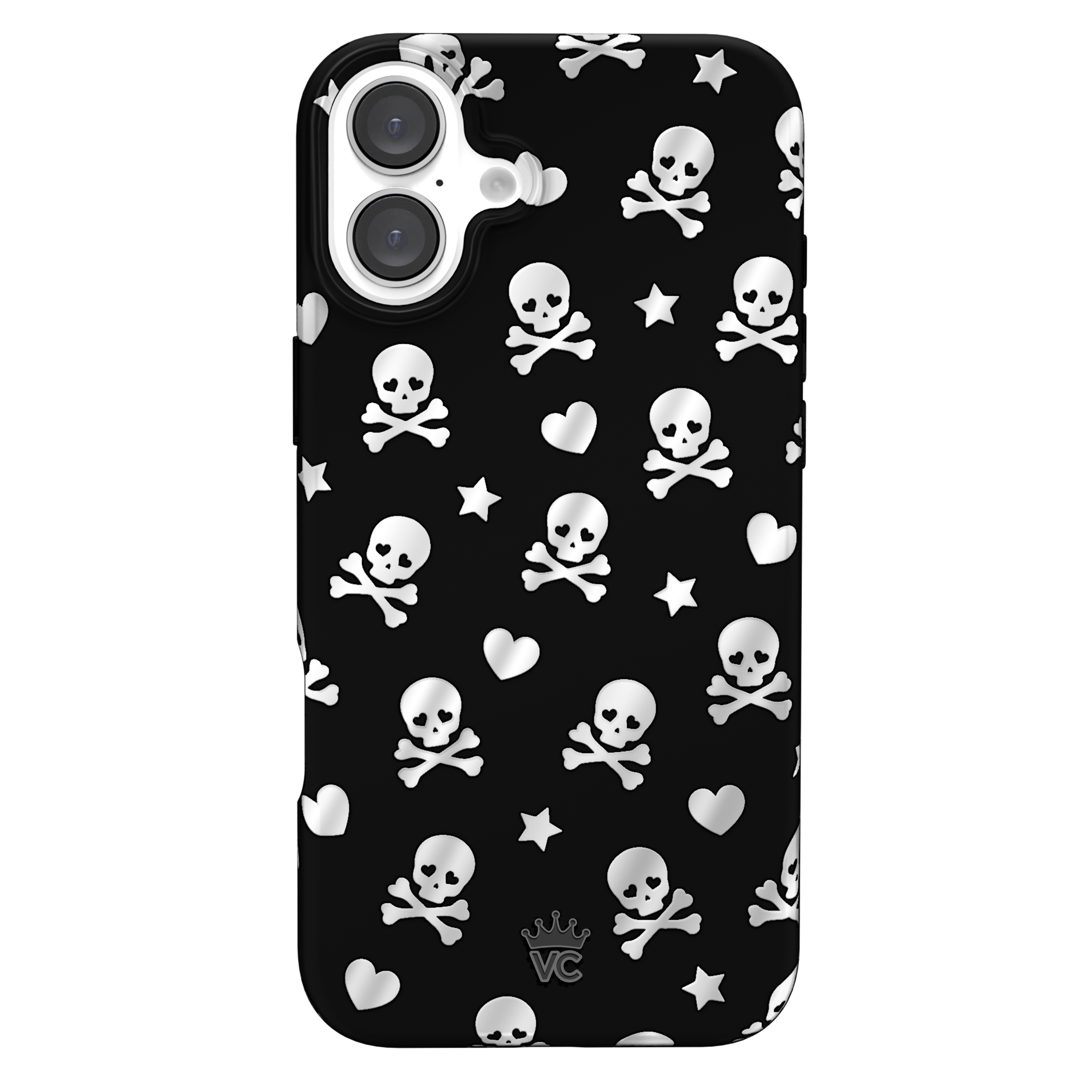 Chrome Skulls iPhone Case
