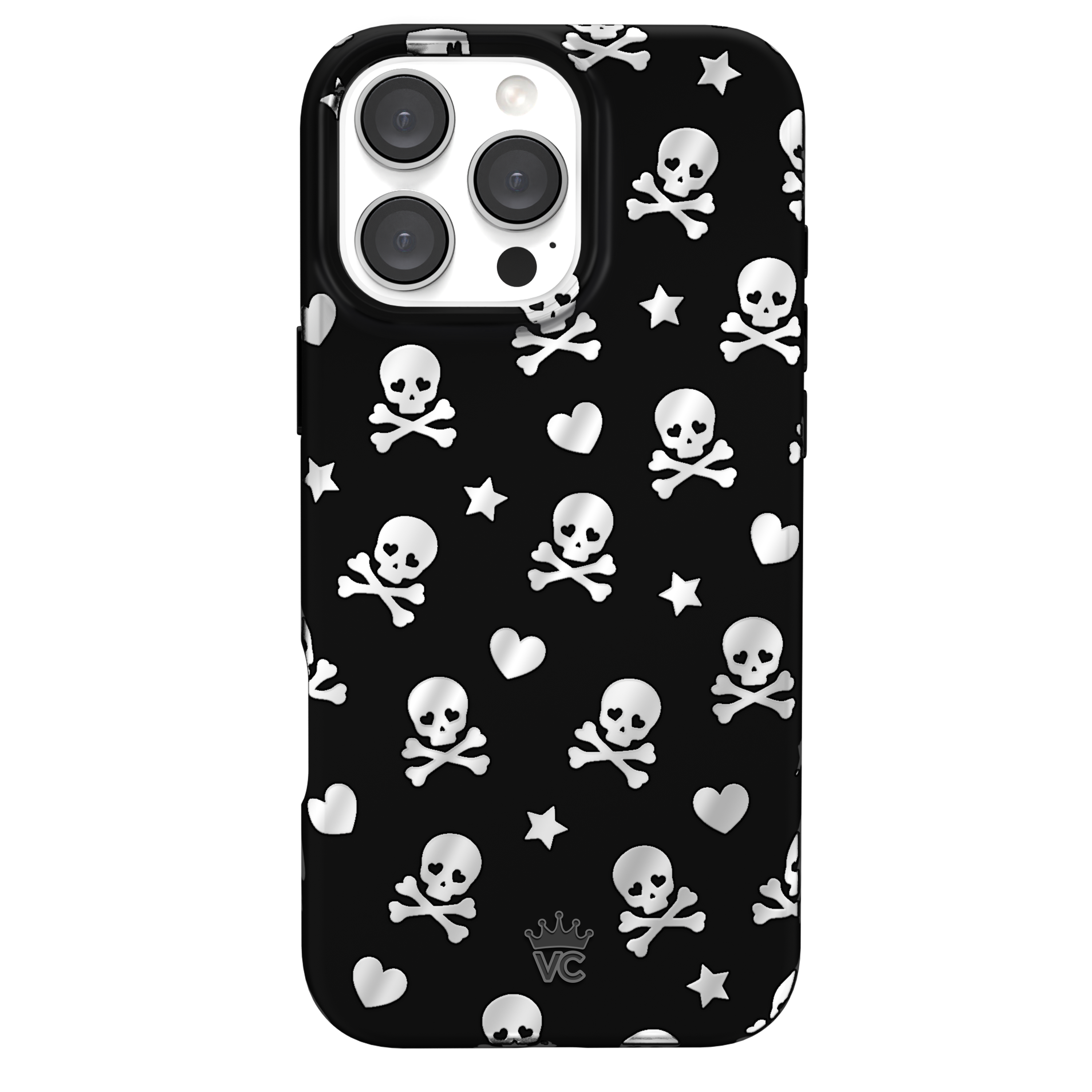 Chrome Skulls iPhone Case