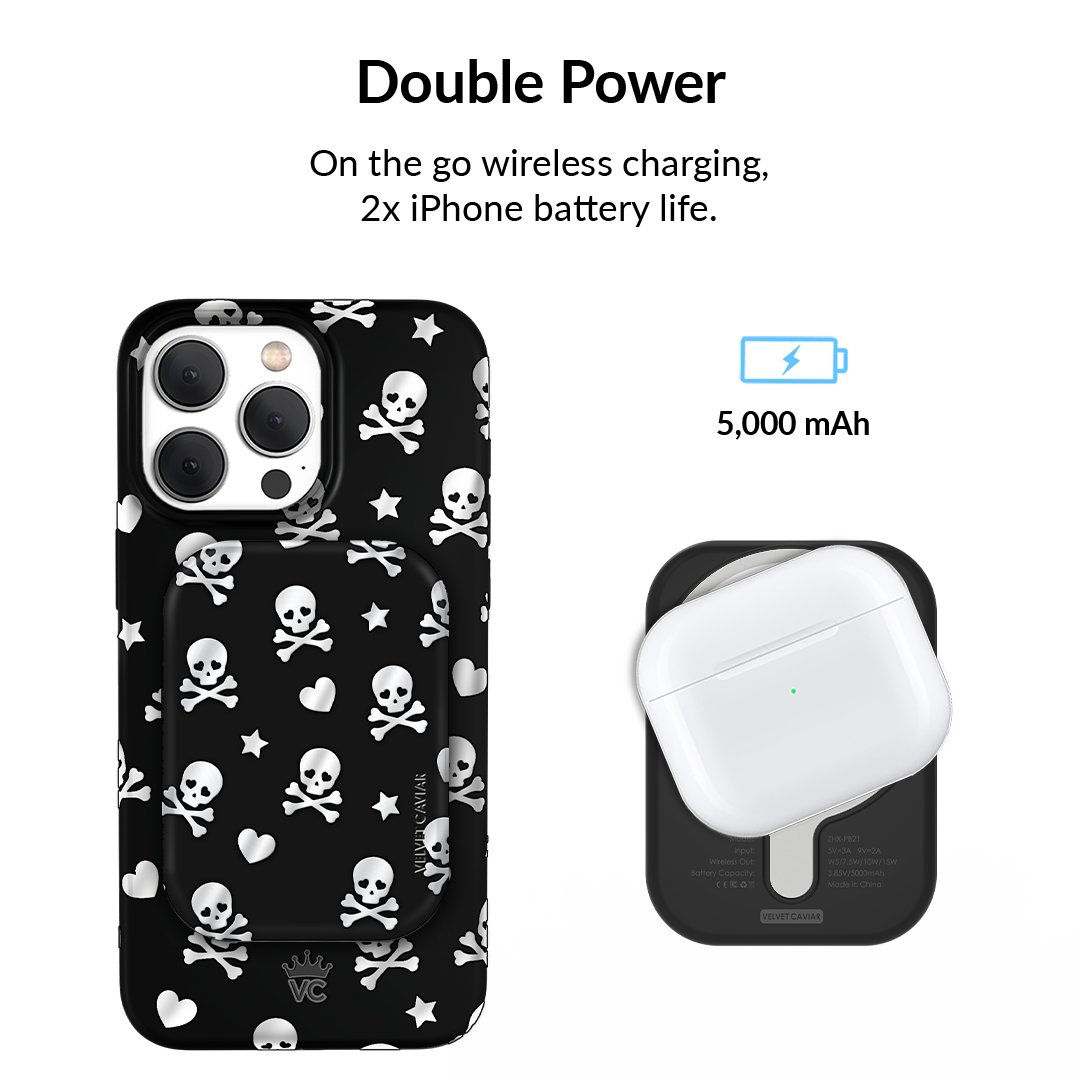 Chrome Skulls Portable MagSafe Charger Power Pack