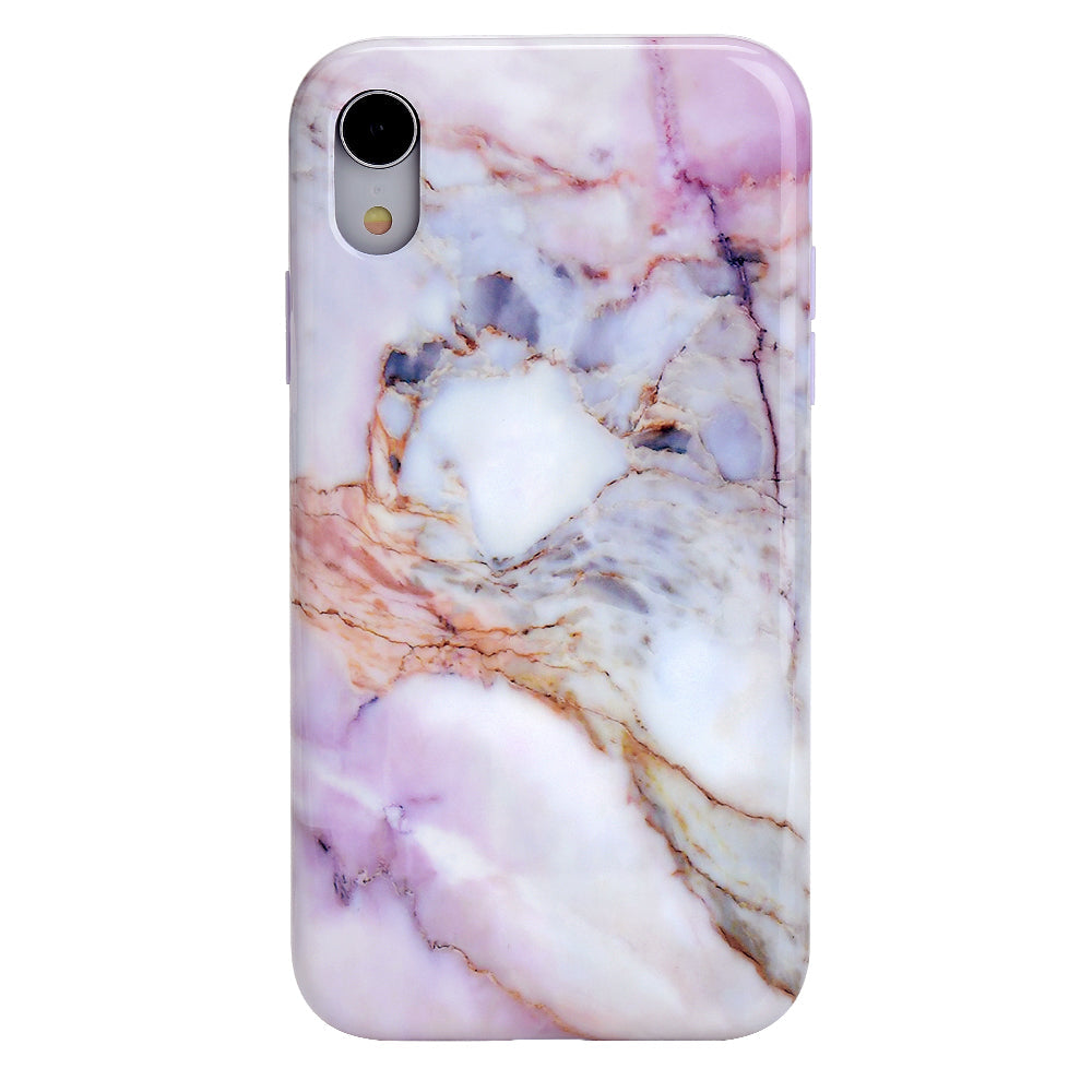 Violet Sky Marble iPhone Case