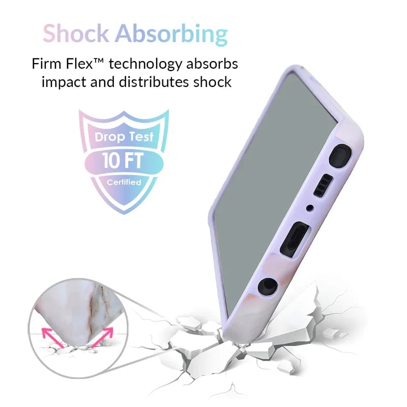 Violet Sky Marble Samsung Case