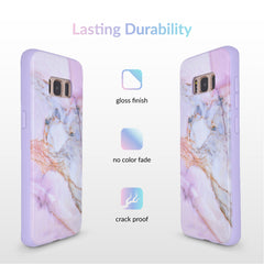 Violet Sky Marble Samsung Case