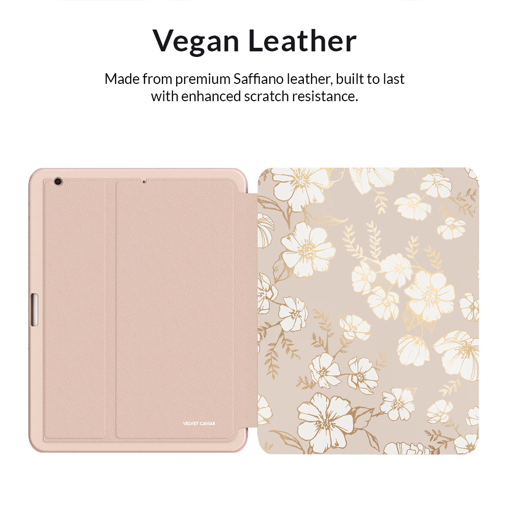 White Floral iPad Case 2.0