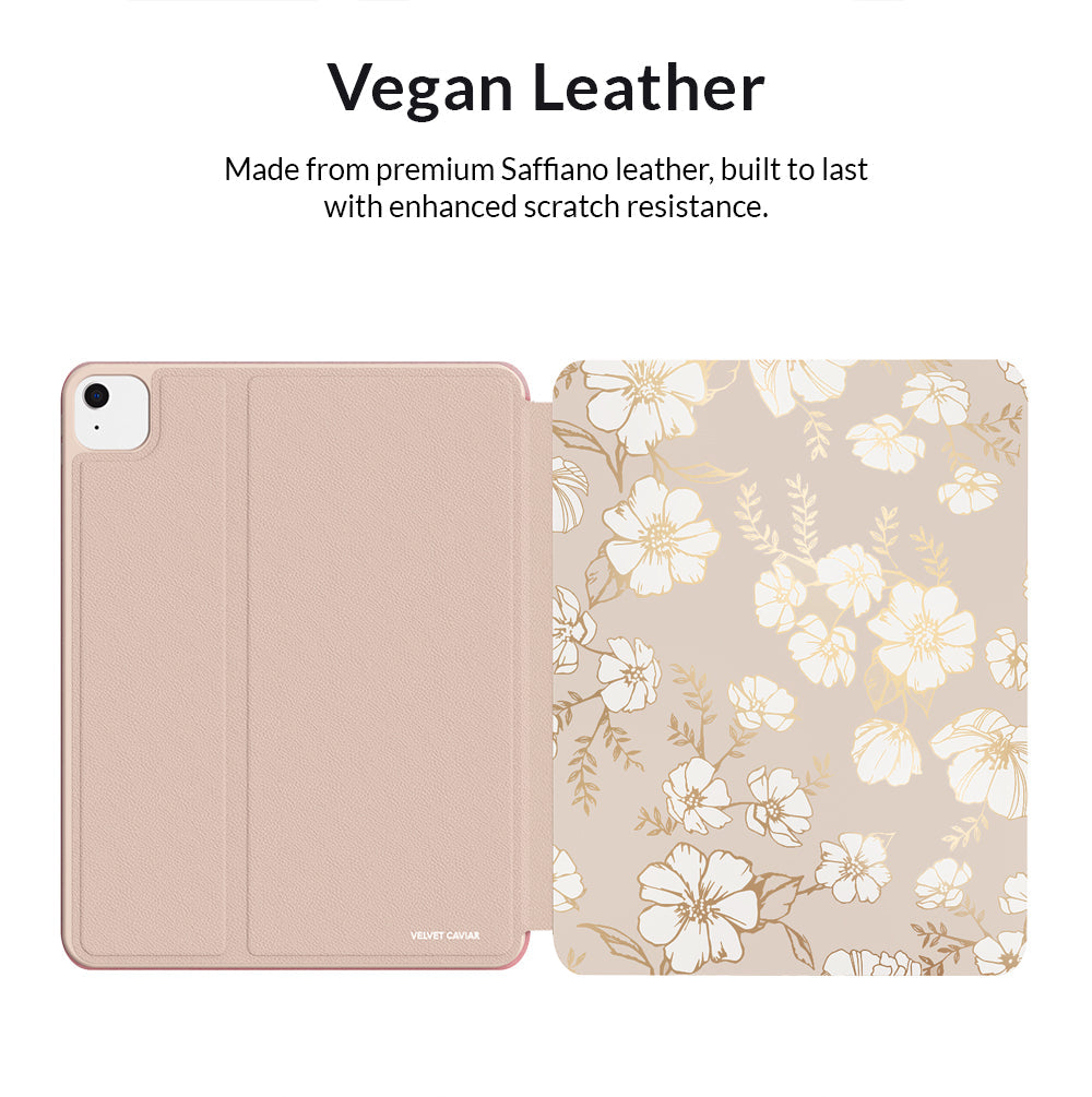 White Floral iPad Case 2.0