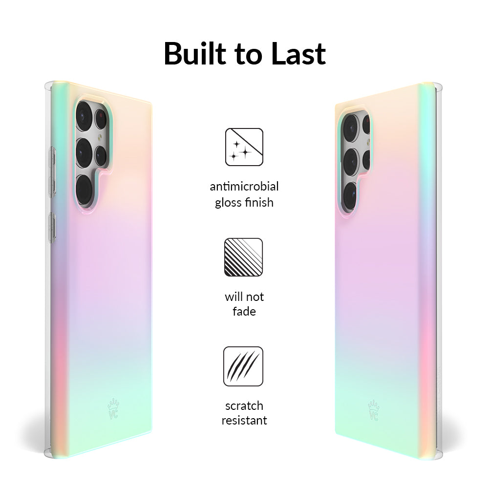 White Opal Samsung Case