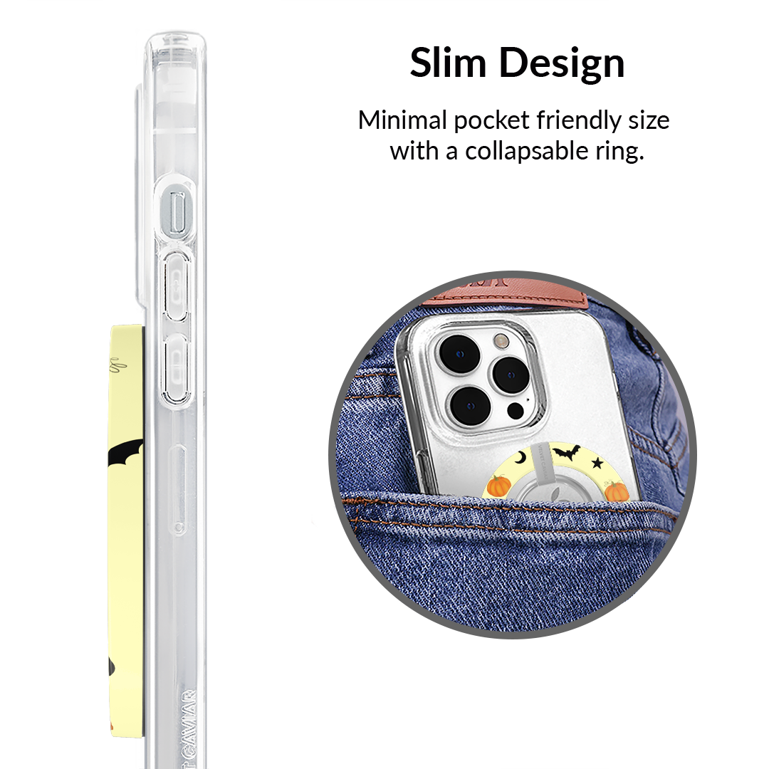 Purrfect Pumpkins MagSafe Grip Ring
