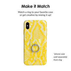 Yellow Snakeskin Phone Ring